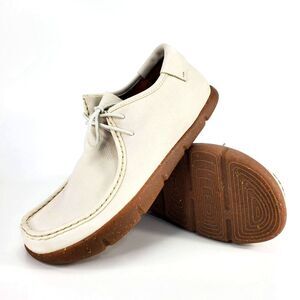 KALSO Earth Shoe Darby Mens Negative Heel‎ Color Chalk White Size 10.5 Rare New